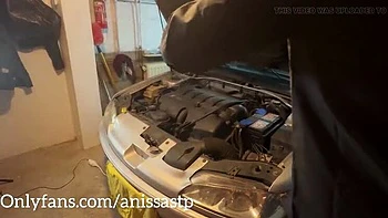 Anissa Hale Hot Blonde Cheats On Husband With Mechanic Part 1 - Amateur Wife Big Tits Car Sex