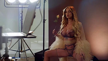 Mick Blue fucked gorgeous Azul Hermosa in a steamy lingerie session