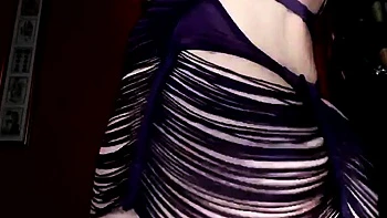 Hot babe Sophie Paris having horny solo toy masturbation