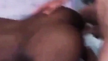 Big Ebony Ass Pounded by White Cock in Amateur Interracial V