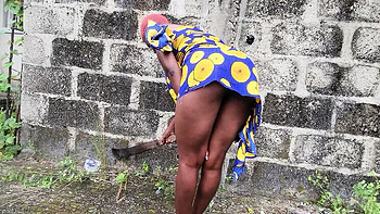 Amateur Nigerian Big Ass Doggy Style Fucking with Switcock