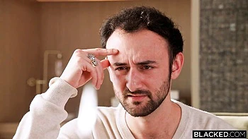 Gorgeous interracial dick ride with a skinny whitey Haley Reed