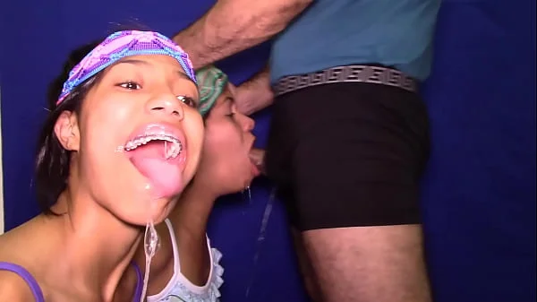 SOL PAOLA PUKING DEEPTHROAT DUET