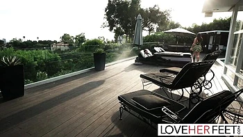 Loveherfeet smut with exciting Anna Chambers and Victor Ray from Love Her Feet