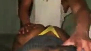 Ebony pretty ass: Blowjob, Doggy  Babe Porn