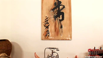 Babes in Lesbian Foot Fetish Bath