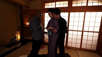 Yakuza Woman Mina Asahi Interracial Double Penetration!