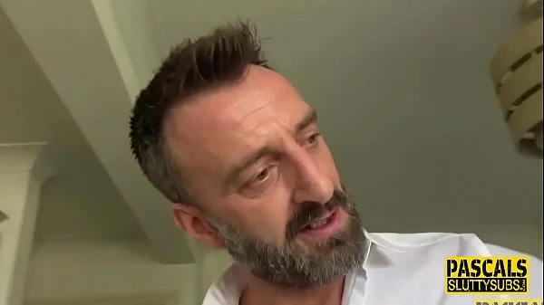 Tattooed submissive milf with big tits