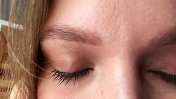 Amateur Wife Blowjob & Creampie POV - Virtual Sex with Russian Girlfriend on Business Trip