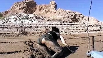 Busty brunette solo masturbation