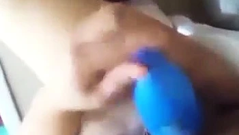 Stacked brunette goes solo toys and masturbation