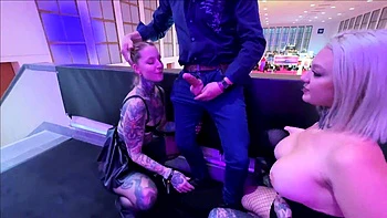 Mexicana blowjob with her big boobs