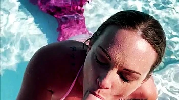 Latina girl has a big cock blowjob pov style