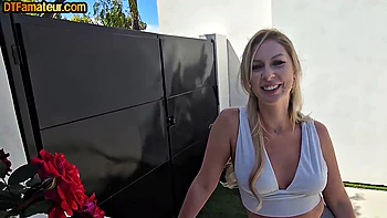 POV Nasty bitch pounded outdoor