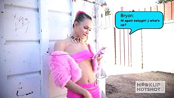 Blonde Emma Hix Wants More Of Bryan Gozzling's Sloppy Anal!