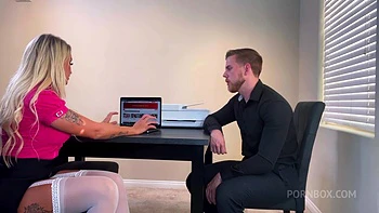 Giving My Slutty Secretary A Creampie In The Office! Stephanie Love And Steve Rickz