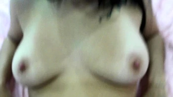 Skinny brunette MILF sucks and fucks a big cock