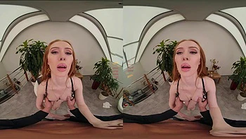REDHEAD BABE WANTA FUCK YOU: Blowjob, Cowgirl  Missonary VR Porn