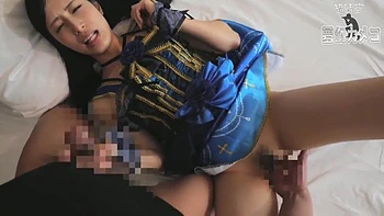 Shy Asian College Girl Makes Out On The Bed