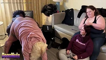 Foxy Kitty Big BBW Lesbian Orgy with BBC - Doggnuts Part 1 Camera 2 - Huge Natural Tits & Ass