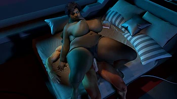 Black BBW MILF Can't Get Enough Cock