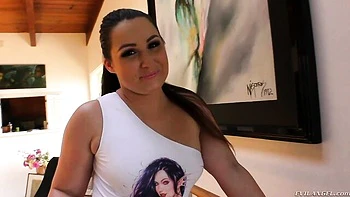 Good anal masturbation with a big-boobed brunette Lola Foxx