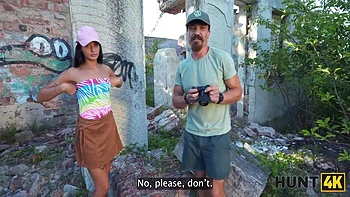 Slutty Brunette Enjoys A Passionate Anal Fuck With A Stranger