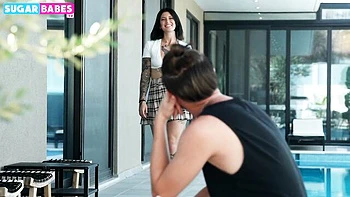 Nice-looking mantrap's threesome mmf sex