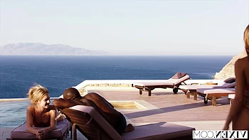 A young fashion figure displaying provocative behavior is pleasured repeatedly by her controlling, elder benefactor.