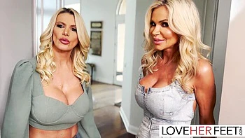 Brittany Andrews and Victoria Zdrok's foot porn sex by Love Her Feet