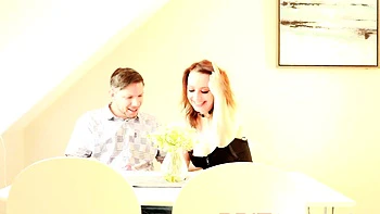 Redhead student gets railed behind her stepsister's back