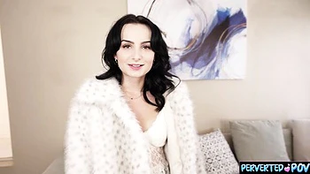 Peter King and Evie Christian's small tits action by Perverted POV