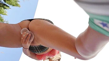 Inveigling Yummy Couple at toy movie