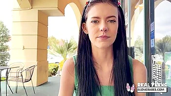 Skinny Teen 18+ Bella Nova Shows Us Her Pussy Grip