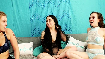 Lesbisches Dreier-Casting mit Hazel Paige & Lily Thot