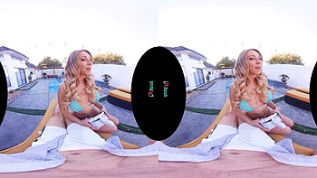 Katie test: Blowjob, Doggy  Cowgirl VR Porn