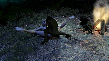 Duendes fodem elfa safada na floresta