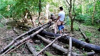 Dream Justin fucks 18 year old school girl in forest outdoor sex