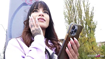 Petite Latina Michy Perez Talk To Big Dick Anal At Pick Up Casting