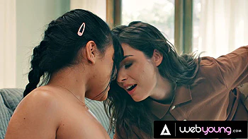 Petite Femdom Summer Col Wants To RUIN Hot Courier Chanel's Tight Pussy With Her STRAP-ON