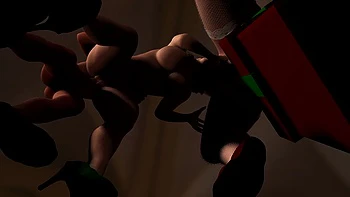 Mme Claus en trio coquin avec ses lutins