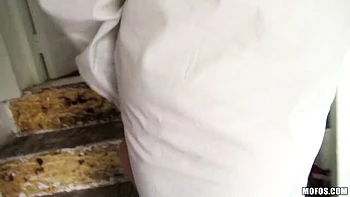 Shiny young gf with pale hairs Hailey Holiday rammed in the cowgirl pose