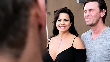 PRETTY MILF GETS HER HOLES FUCKED BY TWO COCKS