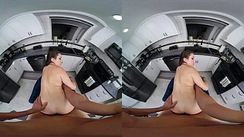 VR-Blowjob, Doggy und Cowgirl Arschfick