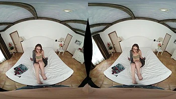 VR quente: buceta, boquete e cowgirl doggy