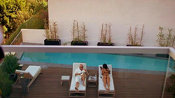 Brunette Alexa Tomas fucks boyfriend in kitchen