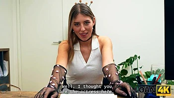 Blondes Babe lutscht und reitet Cowgirl, Missionarstellung