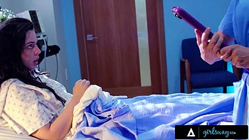 GIRLSWAY - Vulnerable Whitney Wright Eaten Out By Dominant Nurses Sarah Vandella  Casey Calvert: Porn