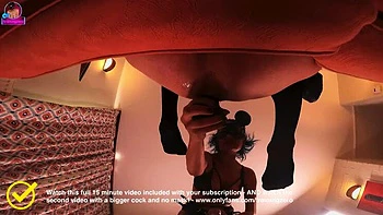 Slutty Stepmom Trains Anal Pegging in Femdom Bondage