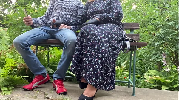 Cum for hot milf cuckold hubby right outside